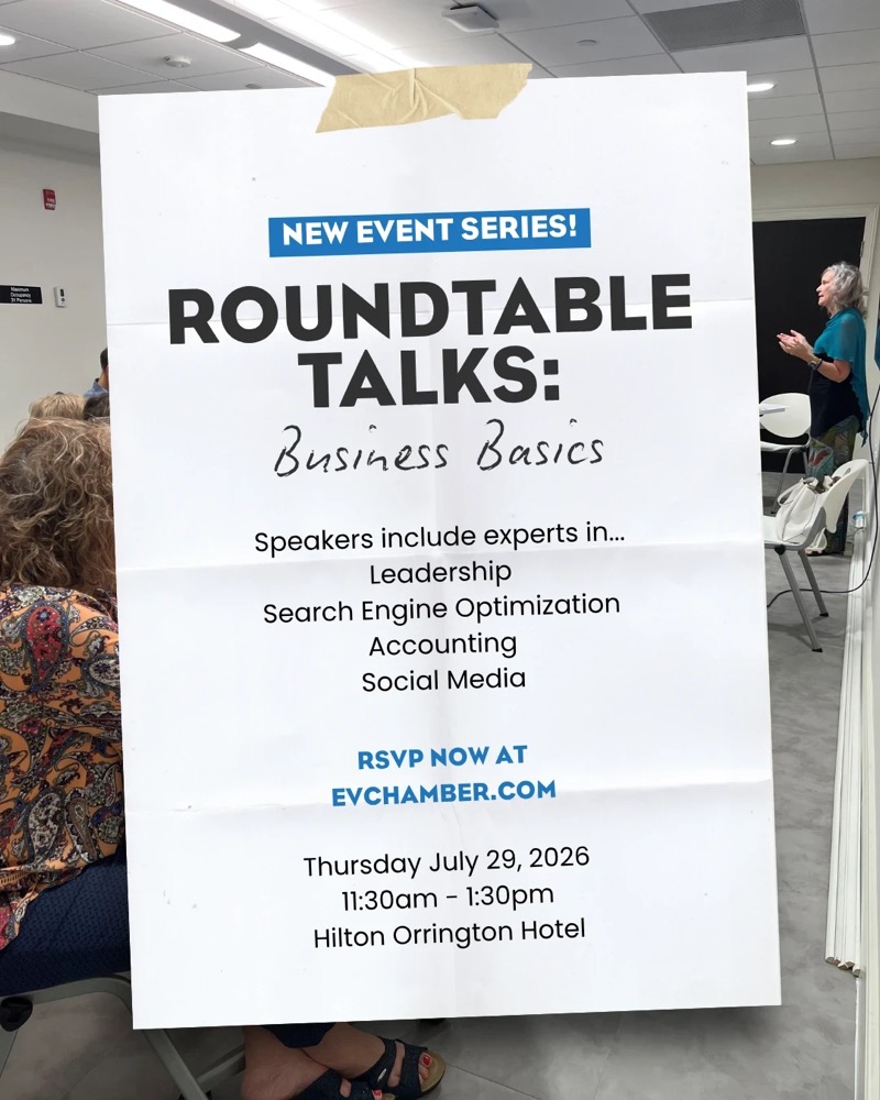 RoundTable Talks: Business Basics — see event details.